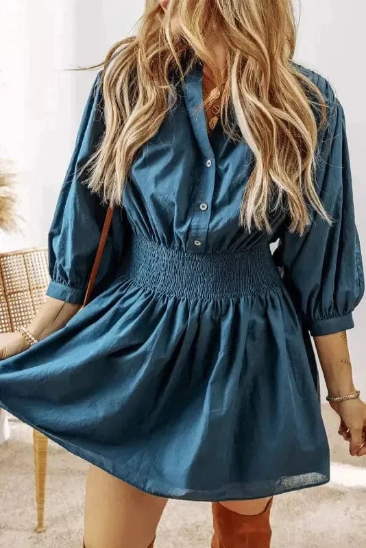 Mini Dresses Urban Chic Shirred Dress
