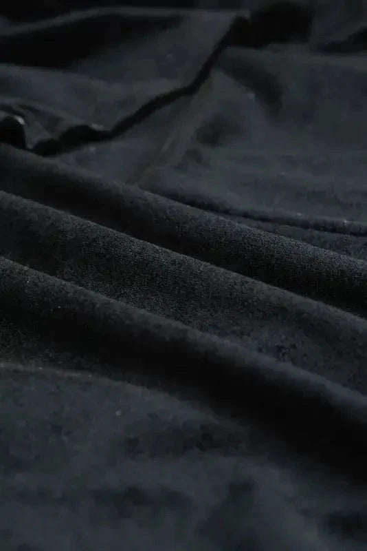 Mini Dresses Velvet Cascade Cocktail Dress