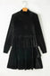 Mini Dresses Velvet Cascade Cocktail Dress