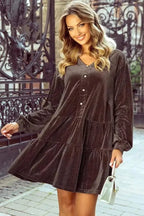 Mini Dresses Velvet Visions Shift Dress