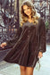 Mini Dresses Velvet Visions Shift Dress