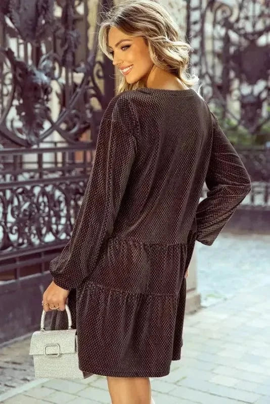 Mini Dresses Velvet Visions Shift Dress