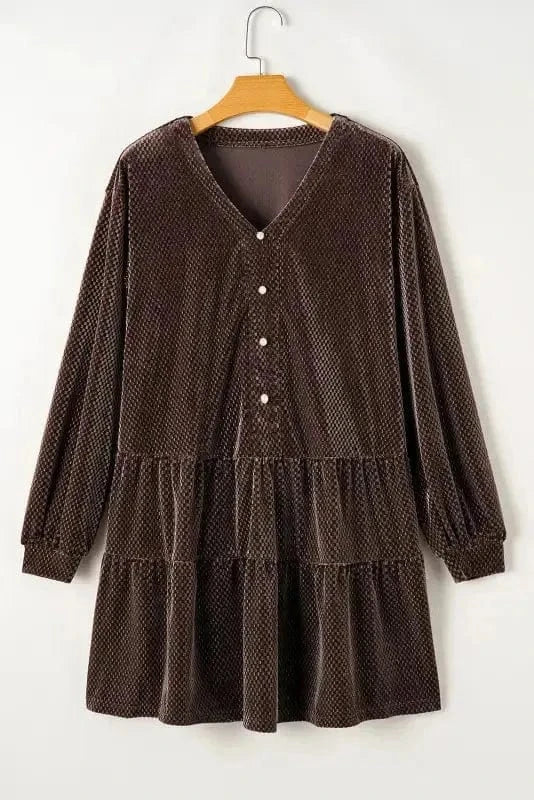 Mini Dresses Velvet Visions Shift Dress