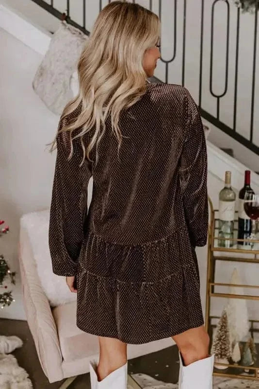 Mini Dresses Velvet Visions Shift Dress