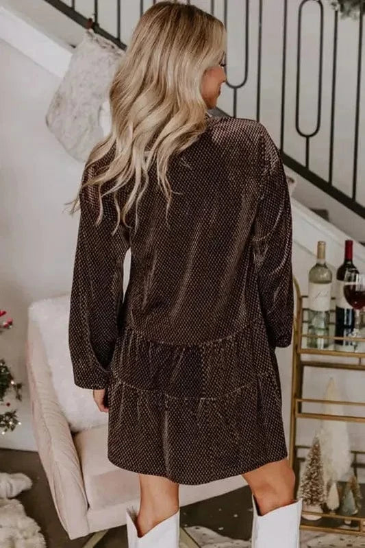 Mini Dresses Velvet Visions Shift Dress