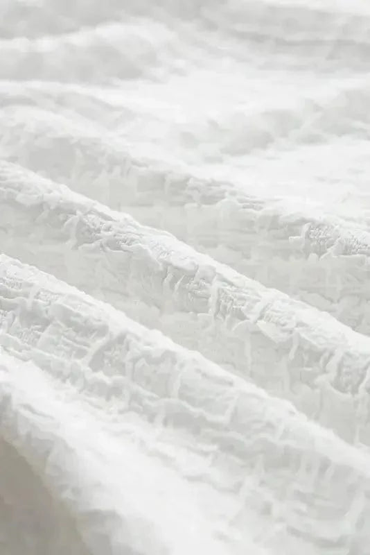 Mini Dresses White Whisper Ruffled Mini Dress