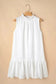 Mini Dresses White Whisper Ruffled Mini Dress