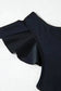 One Piece Swimsuit Black Asymmetric One-Piece Swimsuit