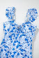 One Piece Swimsuit Boho Floral One-Piece Swimsuit - Ruffled Straps