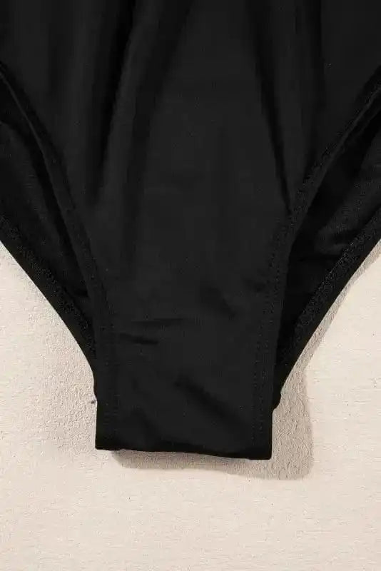 One Piece Swimsuit Crisscross Back One-Piece Swimsuit