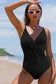 One Piece Swimsuit Crisscross Back One-Piece Swimsuit