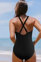 One Piece Swimsuit Crisscross Back One-Piece Swimsuit