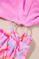 One Piece Swimsuit Floral High Waist Monokini