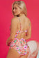 One Piece Swimsuit Floral Ruffle One-Piece Swimsuit