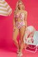 One Piece Swimsuit Floral Ruffle One-Piece Swimsuit