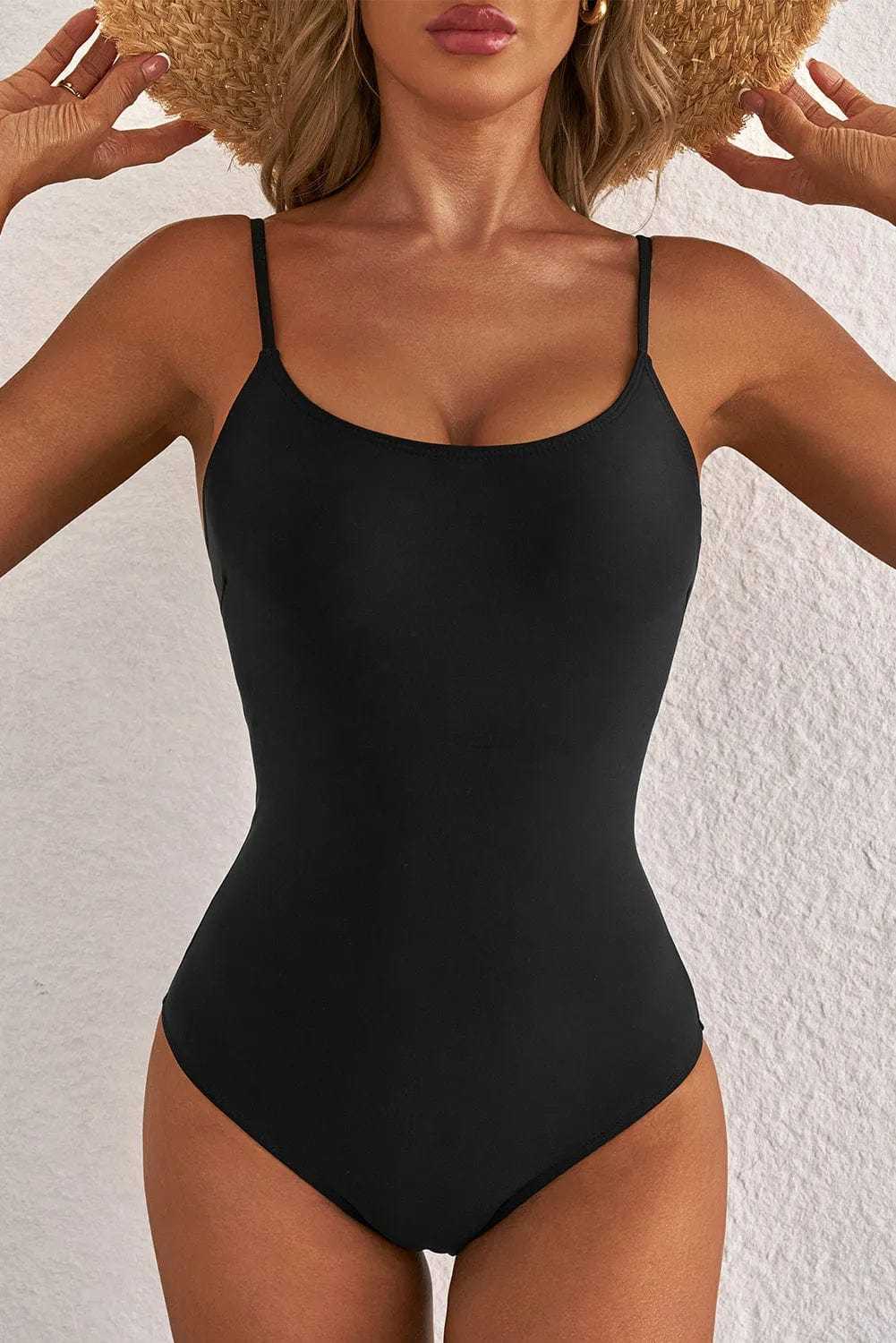 One Piece Swimsuit Open Back One-Piece Swimsuit