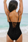One Piece Swimsuit Open Back One-Piece Swimsuit