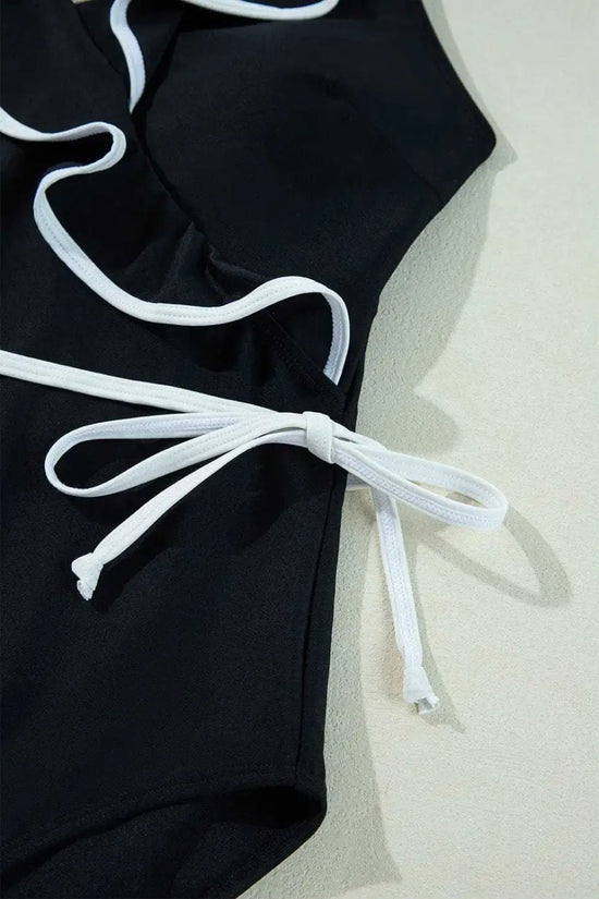 One Piece Swimsuit Ruffled One Piece Swimsuit