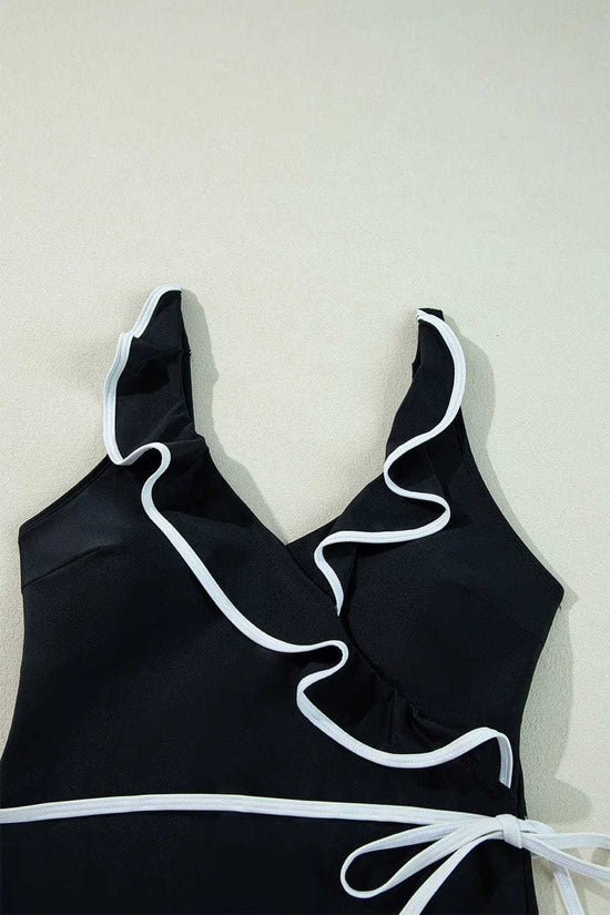 One Piece Swimsuit Ruffled One Piece Swimsuit