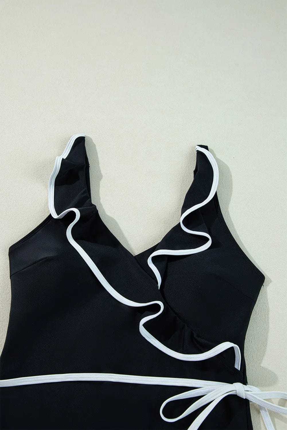 One Piece Swimsuit Ruffled One Piece Swimsuit