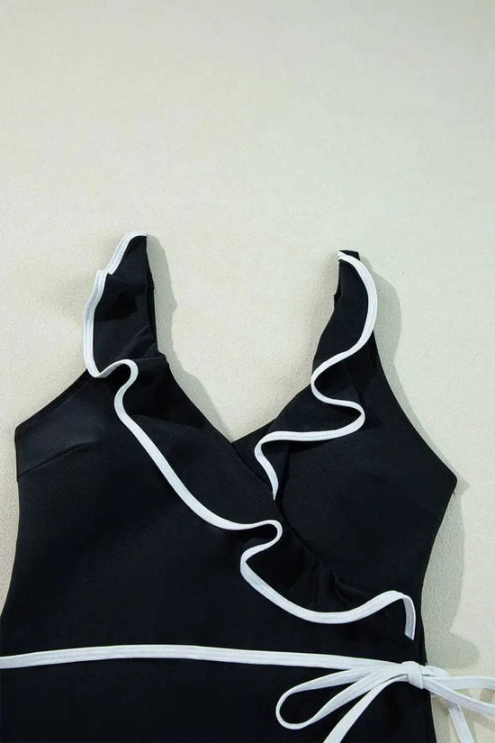 One Piece Swimsuit Ruffled One Piece Swimsuit