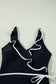 One Piece Swimsuit Ruffled One Piece Swimsuit