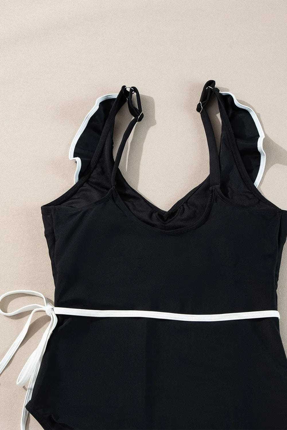 One Piece Swimsuit Ruffled One Piece Swimsuit