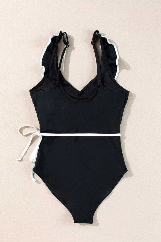 One Piece Swimsuit Ruffled One Piece Swimsuit
