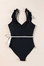 One Piece Swimsuit Ruffled One Piece Swimsuit