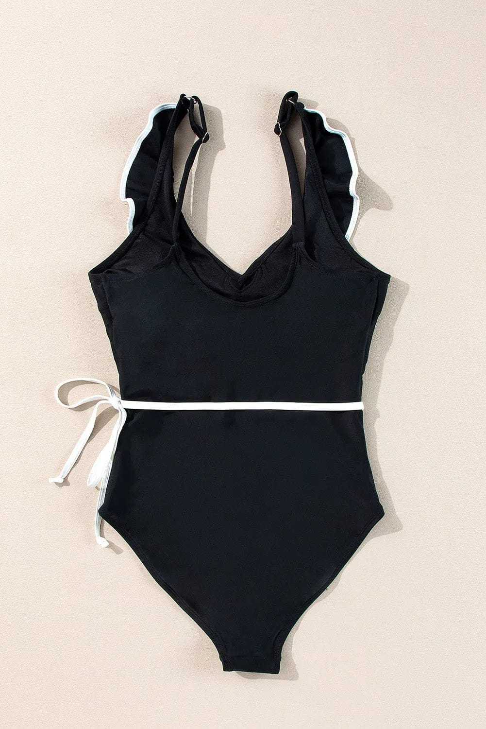 One Piece Swimsuit Ruffled One Piece Swimsuit