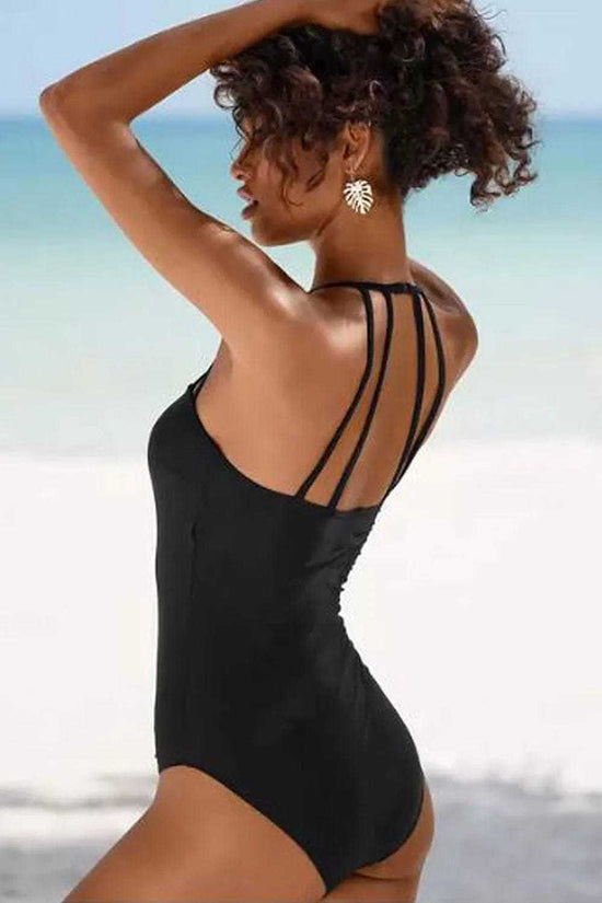 One Piece Swimsuit Sleek Strappy One-Piece Swimsuit