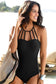 One Piece Swimsuit Sleek Strappy One-Piece Swimsuit