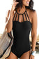 One Piece Swimsuit Sleek Strappy One-Piece Swimsuit