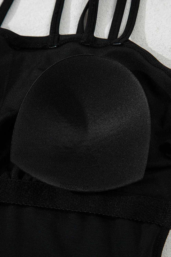 One Piece Swimsuit Sleek Strappy One-Piece Swimsuit