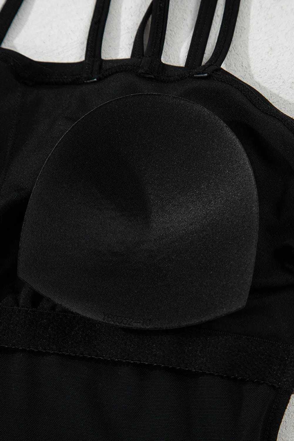 One Piece Swimsuit Sleek Strappy One-Piece Swimsuit