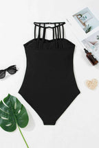 One Piece Swimsuit Sleek Strappy One-Piece Swimsuit