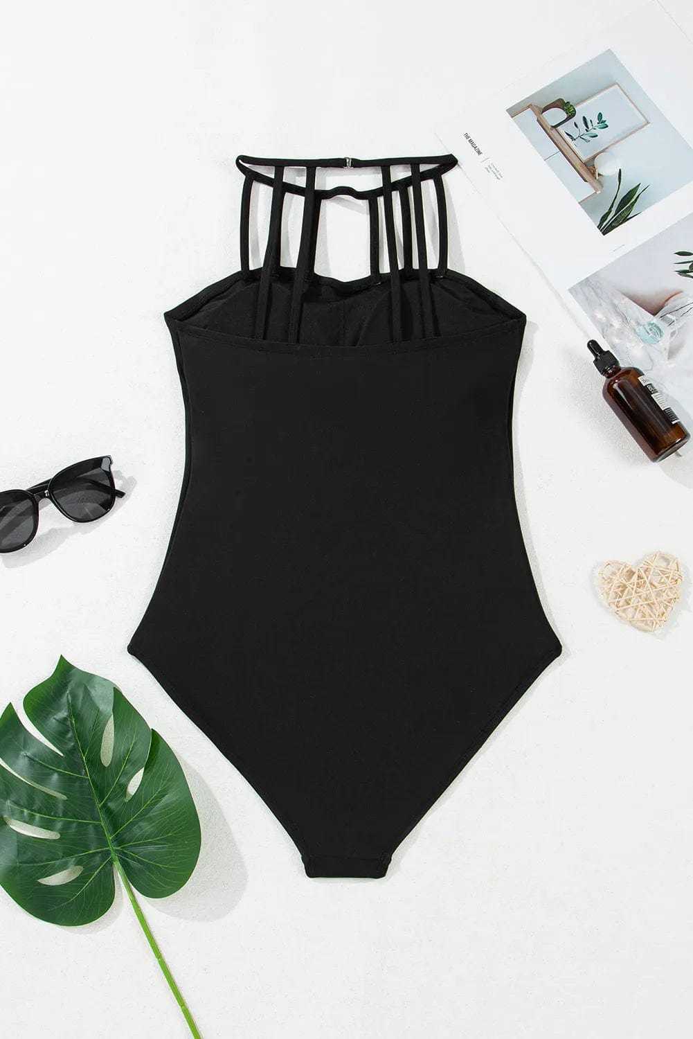 One Piece Swimsuit Sleek Strappy One-Piece Swimsuit