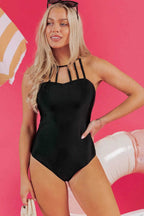 One Piece Swimsuit Sleek Strappy One-Piece Swimsuit