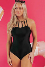 One Piece Swimsuit Sleek Strappy One-Piece Swimsuit