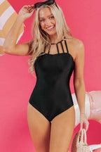 One Piece Swimsuit Sleek Strappy One-Piece Swimsuit