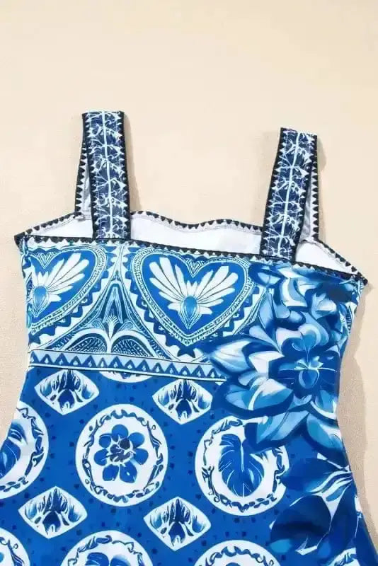 One Piece Swimsuit Wide Straps One Piece Swimsuit
