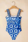 One Piece Swimsuit Wide Straps One Piece Swimsuit