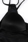One-Piece Swimsuits Black Ribbed One Piece Swimsuit – Flattering V-Neck Design