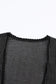Outerwear Black / ONE SIZE / 65%Polyester+30%Viscose+5%Elastane Ribbed Knit Lace Trim Summer Kimono