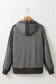 Outerwear Khaki Thermal Waffle Knit Full Zipper Hooded Jacket