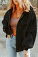 Outerwear Zip-Up Hooded Jacket With Flap Pockets