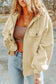 Outerwear Zip-Up Hooded Jacket With Flap Pockets