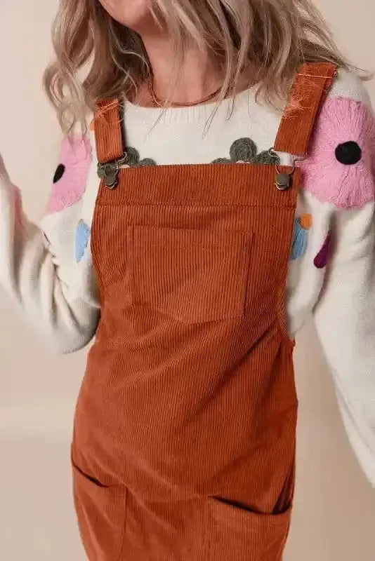 Overall Dresses Urban Chic Corduroy Overall Dress