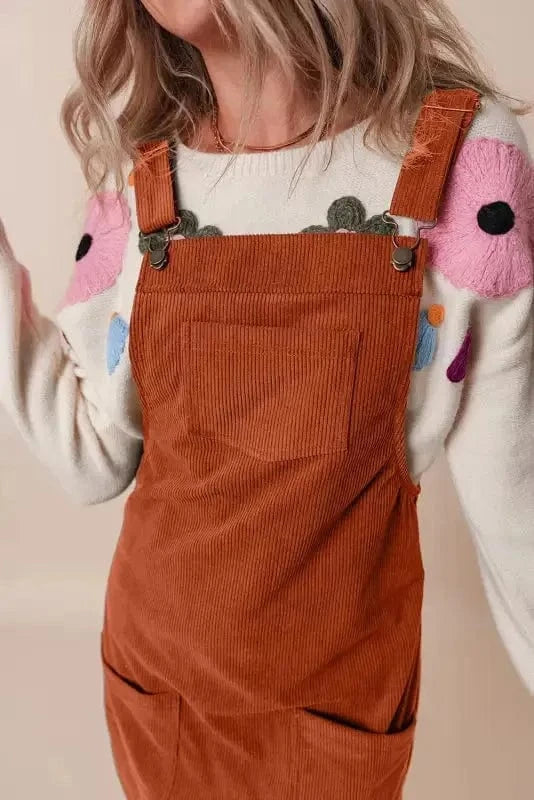 Overall Dresses Urban Chic Corduroy Overall Dress