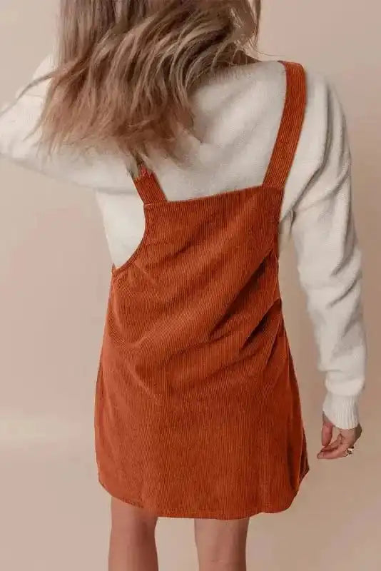 Overall Dresses Urban Chic Corduroy Overall Dress
